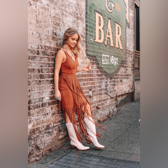 Idyllwind Women's Wild Nights Fringe Dress - Picture 3 of 8